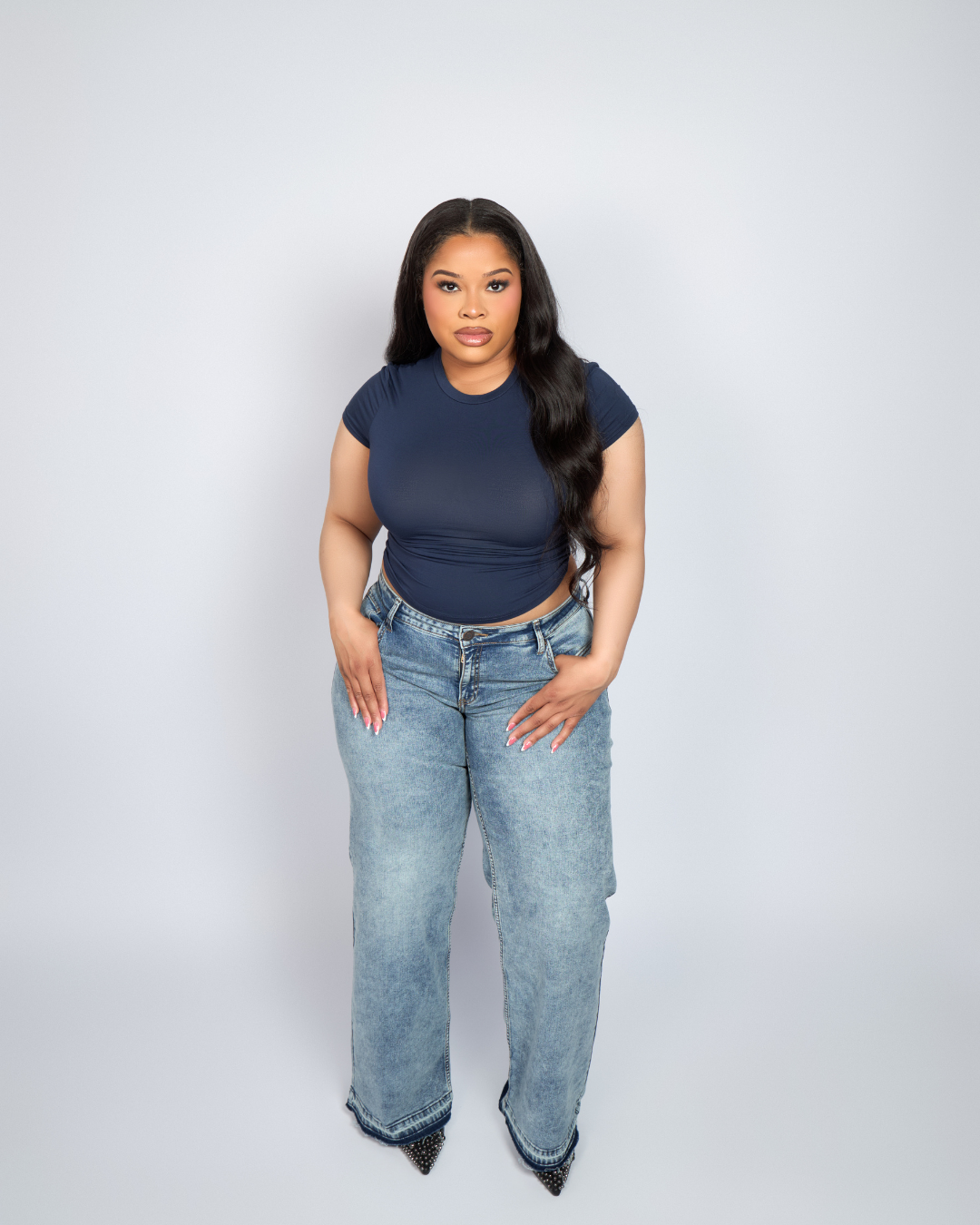 The Navy Core Sculpt Tee