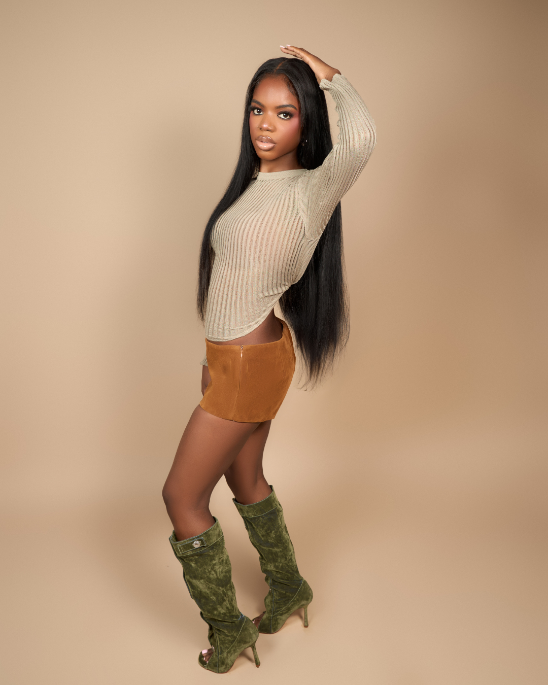 The Sienna Suede Micro Short