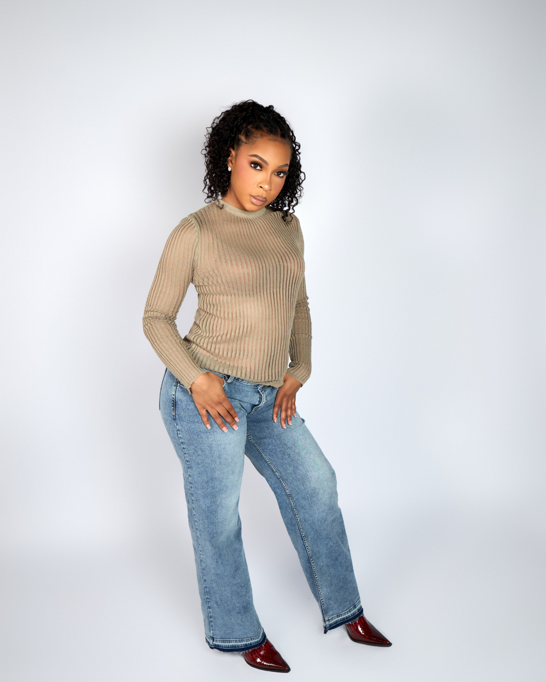 Olive Muse Knit