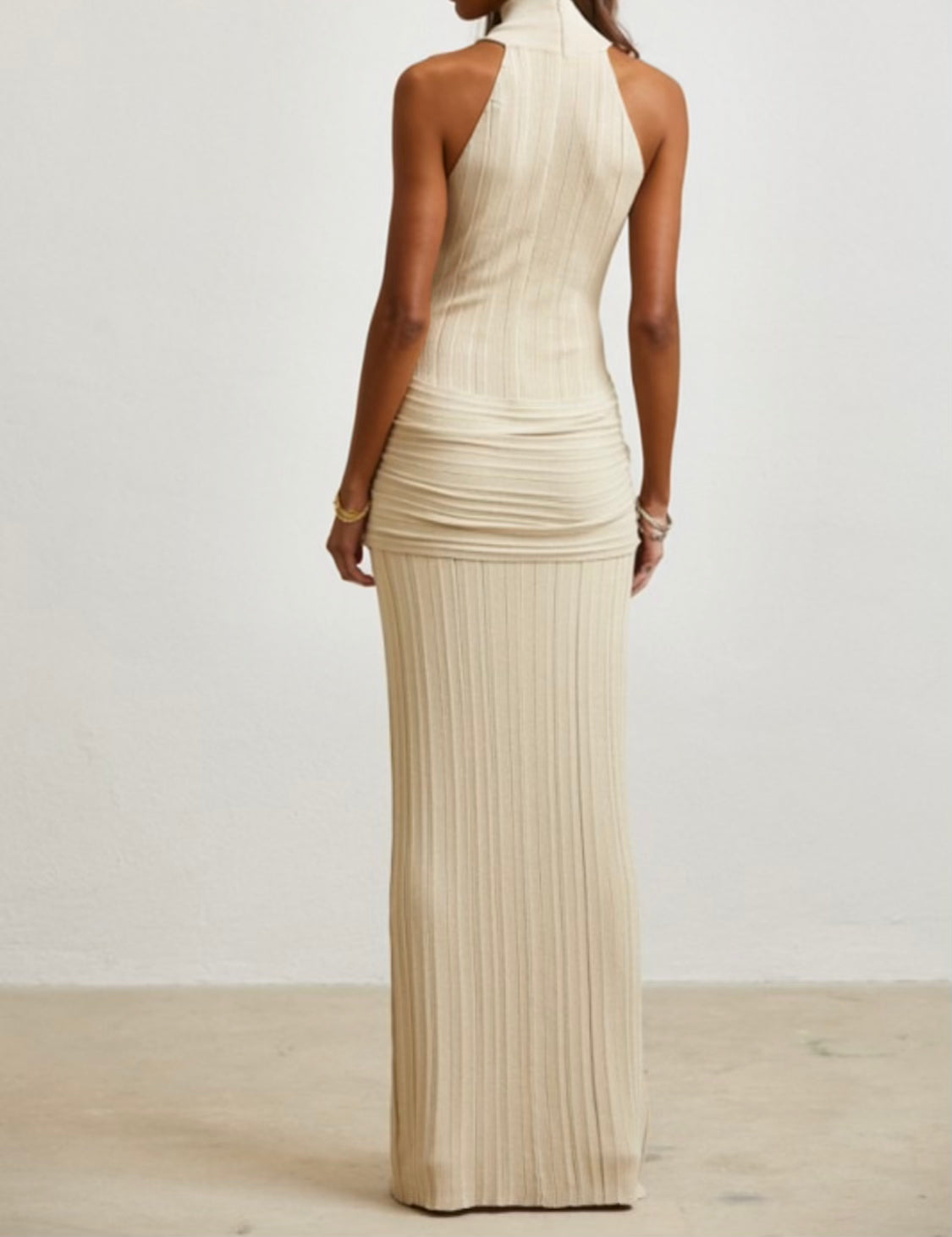 Camille Draped Maxi Dress